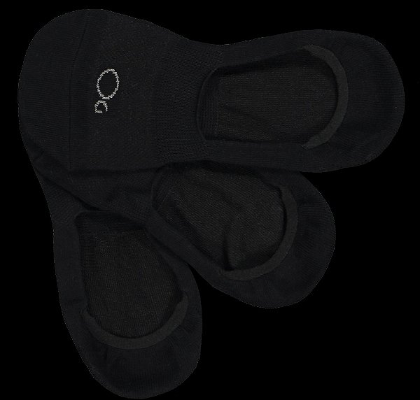 KIT 3 MEIAS OGOCHI INVISIVEIS PRETO