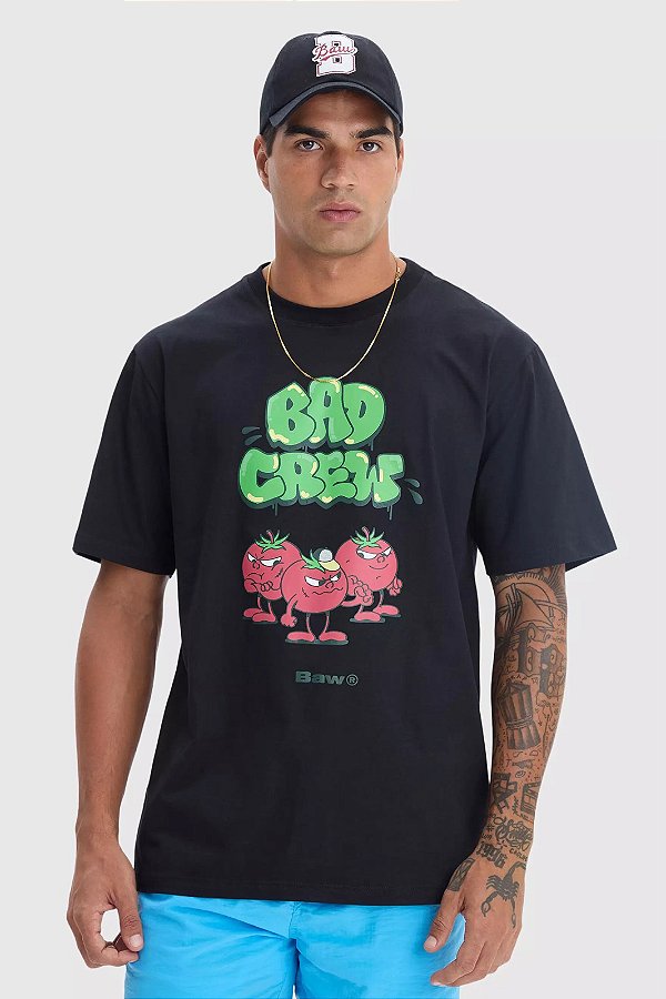 CAMISETA REGULAR BAD CREW BAW