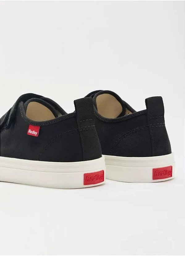 TENIS REDLEY CLIP ADULTO LONA PRETO WHM-01 VELCRO