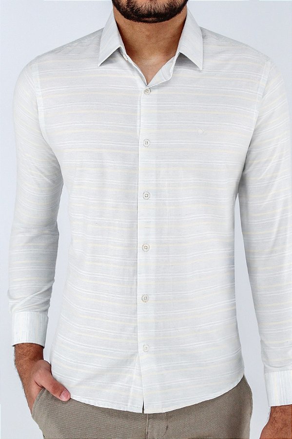 CAMISA ML CASUAL SLIM  MAQUINE OGOCHI