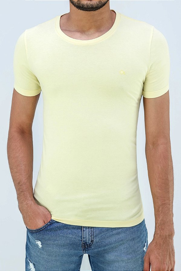 CAMISETA IDEM  MC  AMARELO -OGOCHI