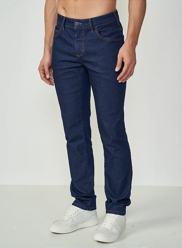 CALCA JEANS ALEX SLIM  INDIGO COLCCI