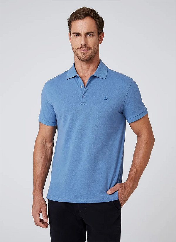 POLO MC ESSENTIAL BASICA  AZUL DUDALINA