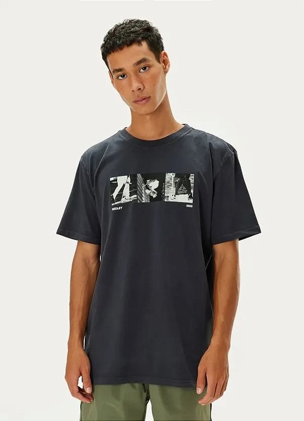 TSHIRT ESTONADA FOTOS PRETO REDLEY