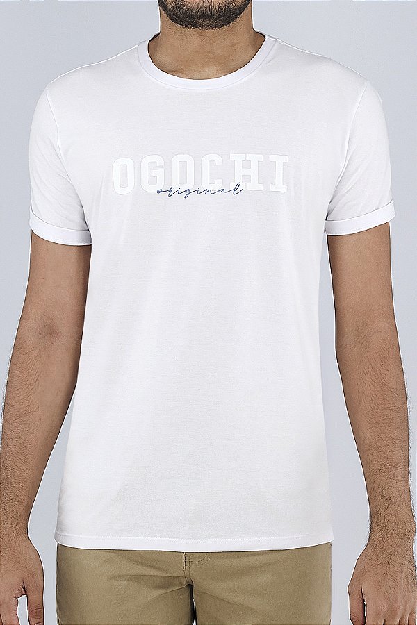 CAMISETA MC CONCEPT SLIM BRANCO OGOCHI
