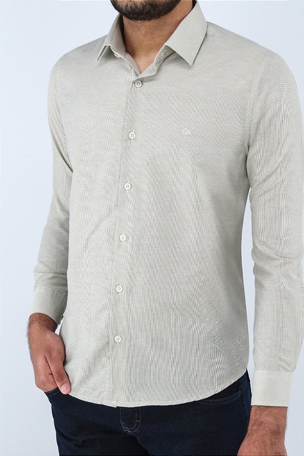 CAMISA ML ESSENCIAL SLIM OGOCHI
