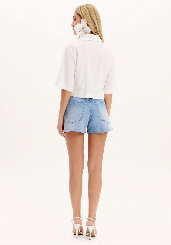 SHORT JEANS COMFORT HIGH LANÇA PERFUME