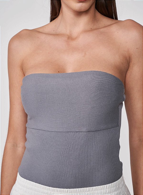 TOP COLCCI CINZA SILVER FOX