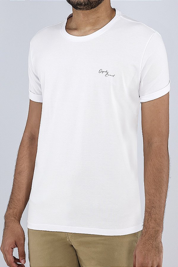CAMISETA MC CONCEPT SLIM BRANCO OGOCHI