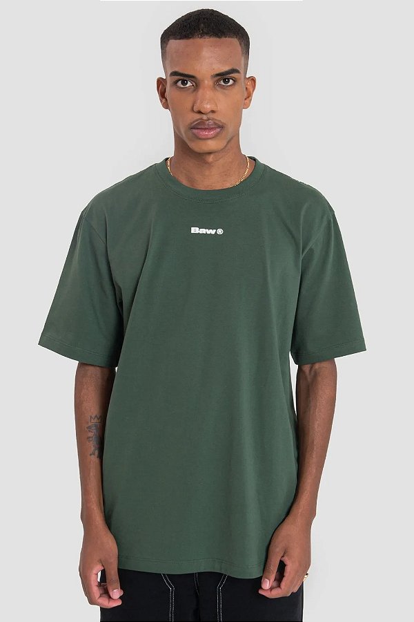 CAMISETA SELFIE LOGO BAW BEGE