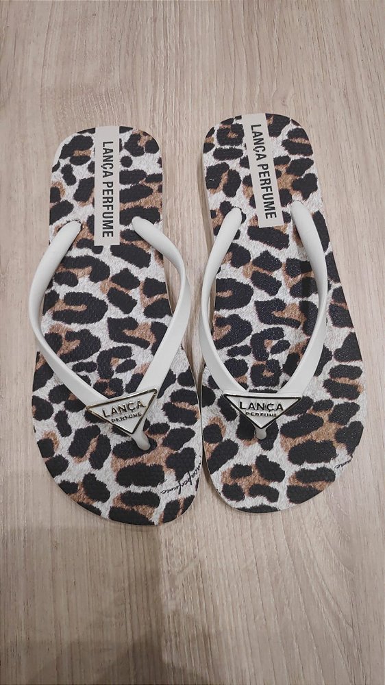 CHINELO ANIMAL PRINT BRANCO LP