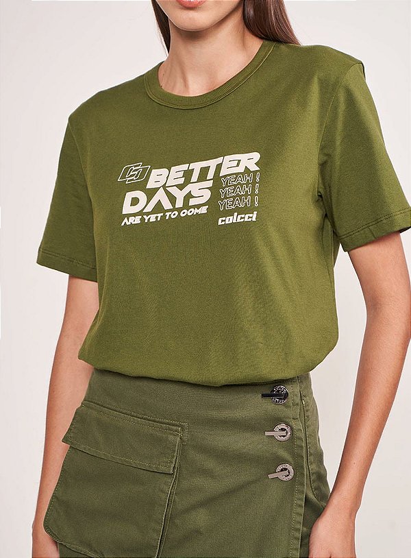 CAMISETA COLCCI VERDE LIVAS 0340106230
