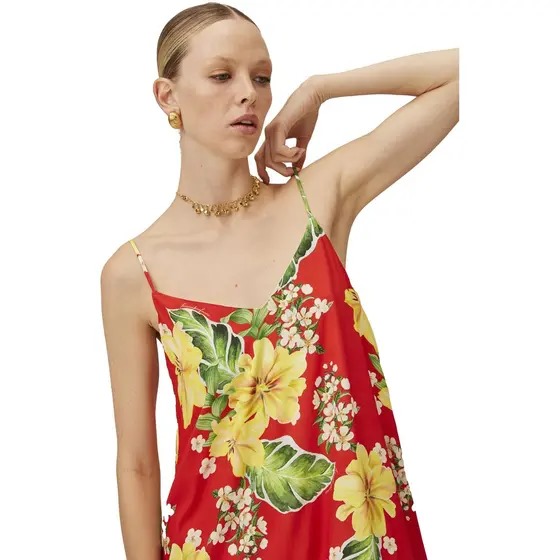 VESTIDO DE ALCA CURTO  - LANÇA PERFUME