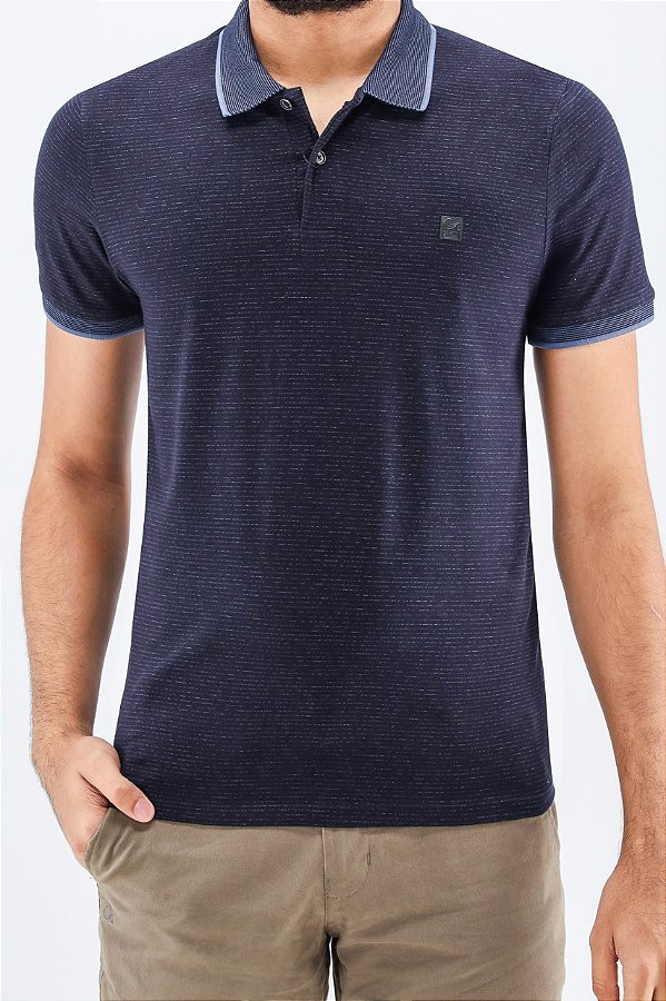 POLO MC CONCEPT SLIM VISUAL  AZUL- OGOCHI