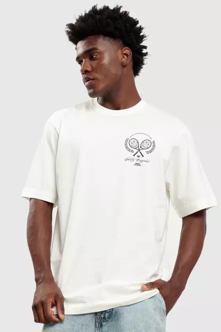 CAMISETA REGULAR SPORT BAW X SMILEY OFF WHITE