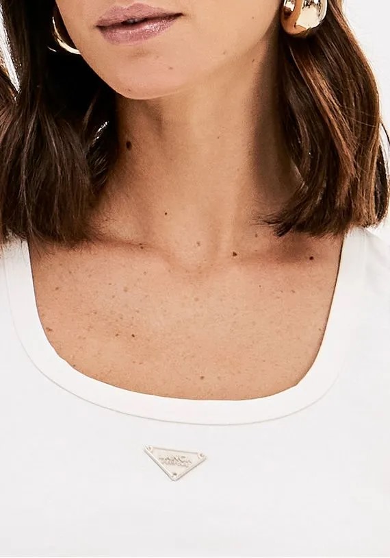 BLUSA CROPPED SEM MANGA PRETO LANÇA PERFUME