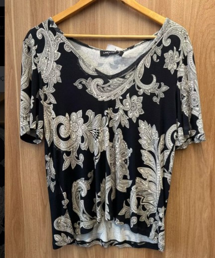 BLUSA MANGA CURTA DECOTE V 502BL007621