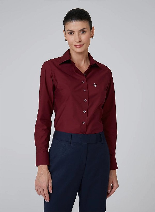 CAMISA ML CAMISA VINHO DULALINA