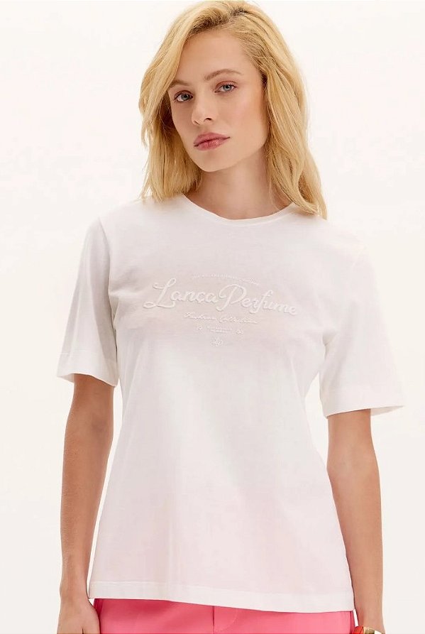 T-SHIRT MANGA CURTA LANÇA PERFUME