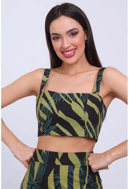 TOP CROPPED TIGRE NA ARVORE 52104386