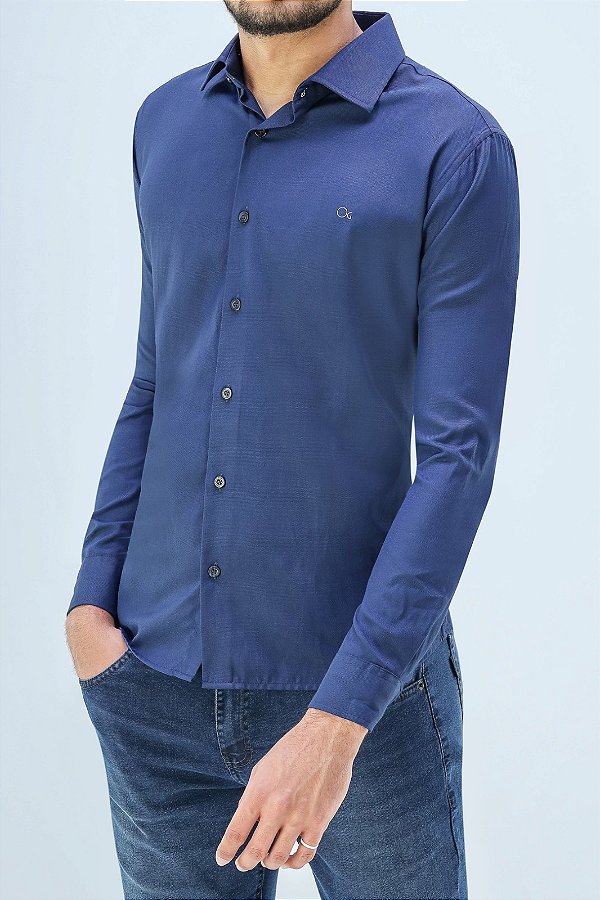 CAMISA ML ESSENCIAL SLIM OGOCHI