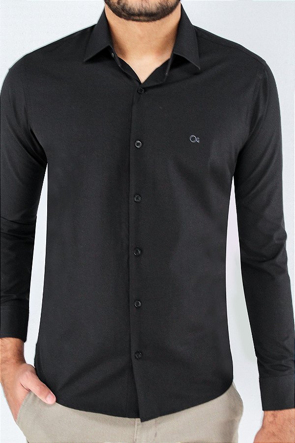 CAMISA ML ESSENCIAL SLIM OGOCHI