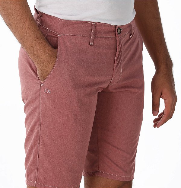 BERMUDA BOLSO FACA TRAD CASUAL ROSÊ OGOCHI