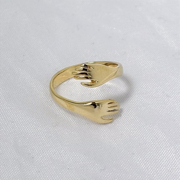 Anel Meu Abraço - Banhado em Ouro 18k