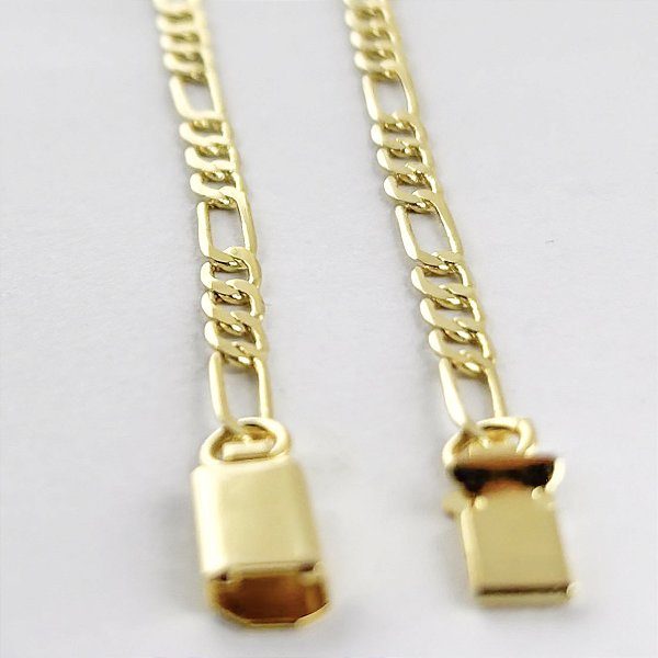 Corrente 3x1 3mm – Banhada em Ouro 18K