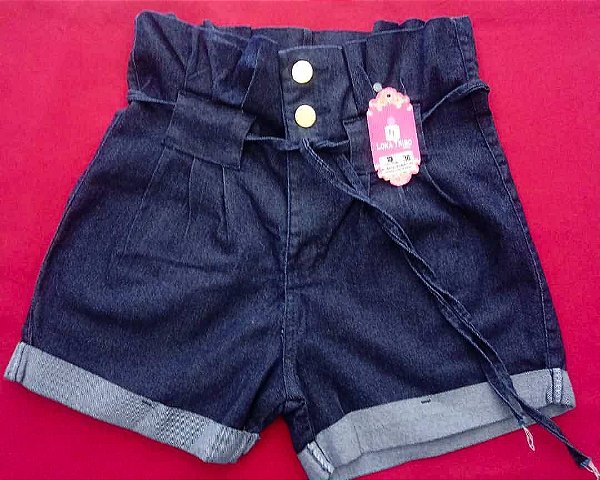 Short Alto com detalhe no cós