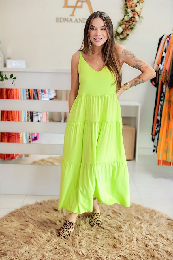 Vestido Feminino Midi Mada Lima