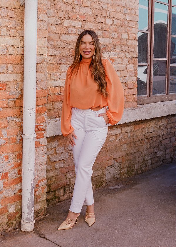 Blusa Feminina Carlota Laranja