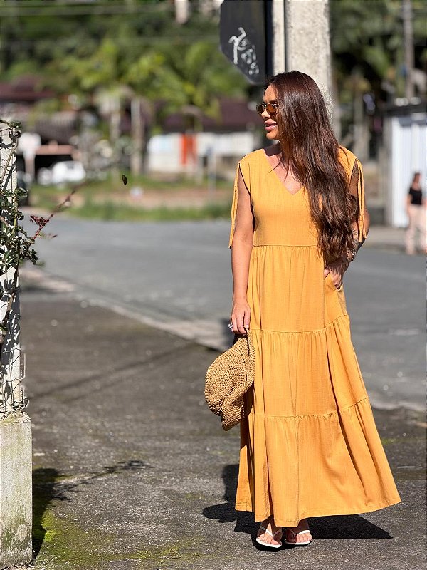 Dress Vana Mostarda