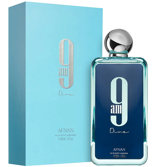 9 AM Dive - Afnan - Perfume Masculino - Eau de Parfum 100ml - Árabe Parfum