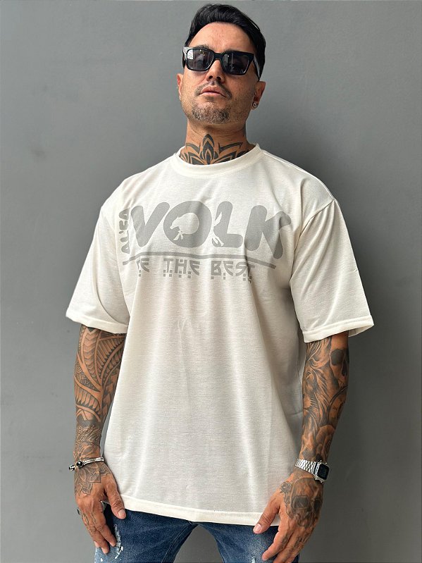 Camiseta Oversized Off White - Al'fa Volk