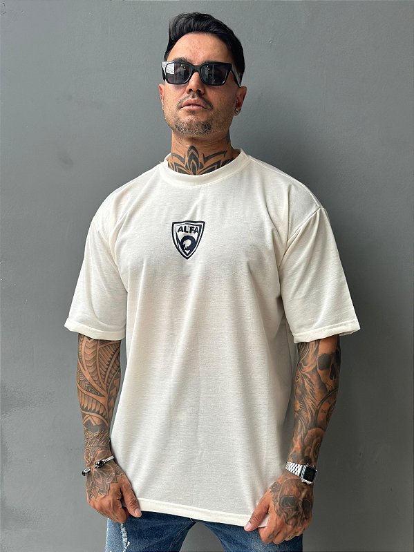 Camiseta Oversized Off White - Volk
