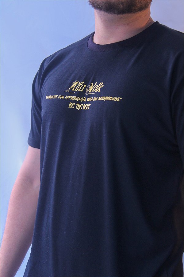 Camiseta T-Shirt Autencidade Alfa Volk