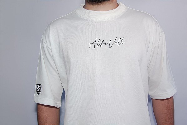 Camiseta Oversized Al'fa Volk - Name Logotipo