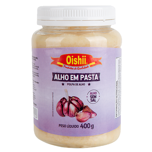 Alho Em Pasta Sem Sal 400g