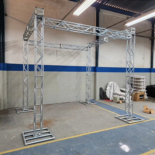 Kit Pista Quadrada Q20 3m x 3m x 3m (3x3x3) - LOCAÇÃO