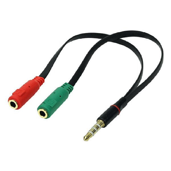 Cabo Adaptador P3 P2/ Fone E Microfone Headset Xbox One