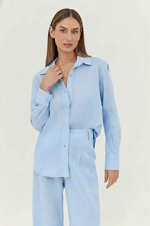 CAMISA ELVIRA BLEU - ILI BASIC