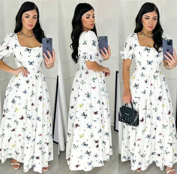 VESTIDO ERIKA - BORBOLETA