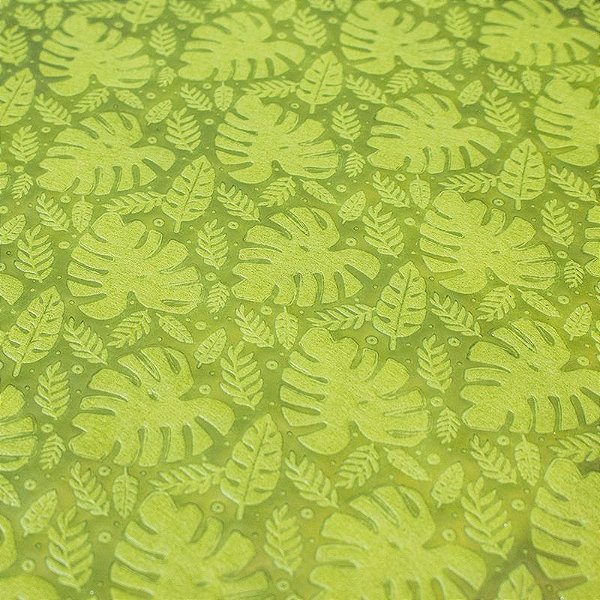 Papel Velutto - Folhas Verde