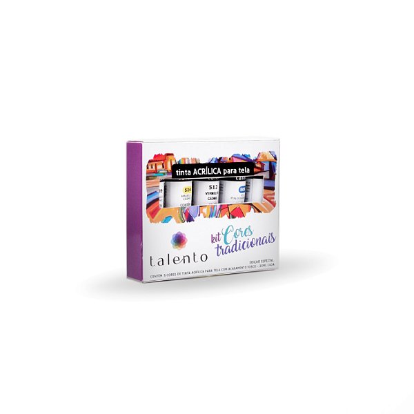 Kit Cores Tradicionais 20ml - 5 cores