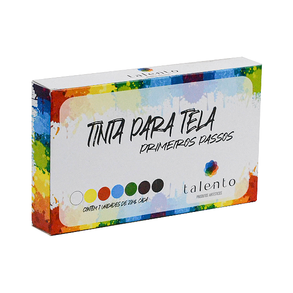 Kit Tinta para Tela Primeiros Passos Talento