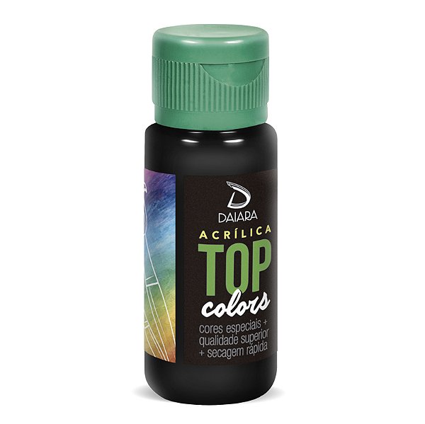 Tinta Acrílica Top Colors 60ml - Tons Escuros