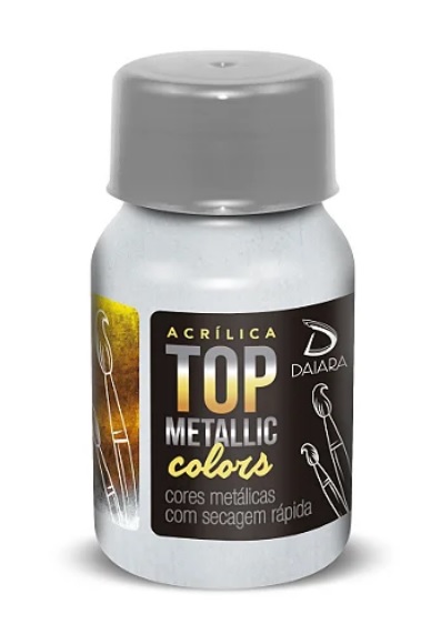 Tinta Acrílica Top Metallic Colors 37ml