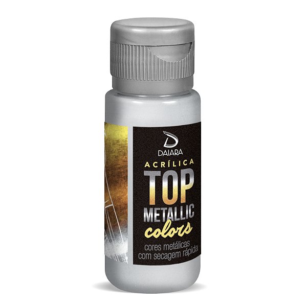 Tinta Acrílica Top Metallic Colors 60ml