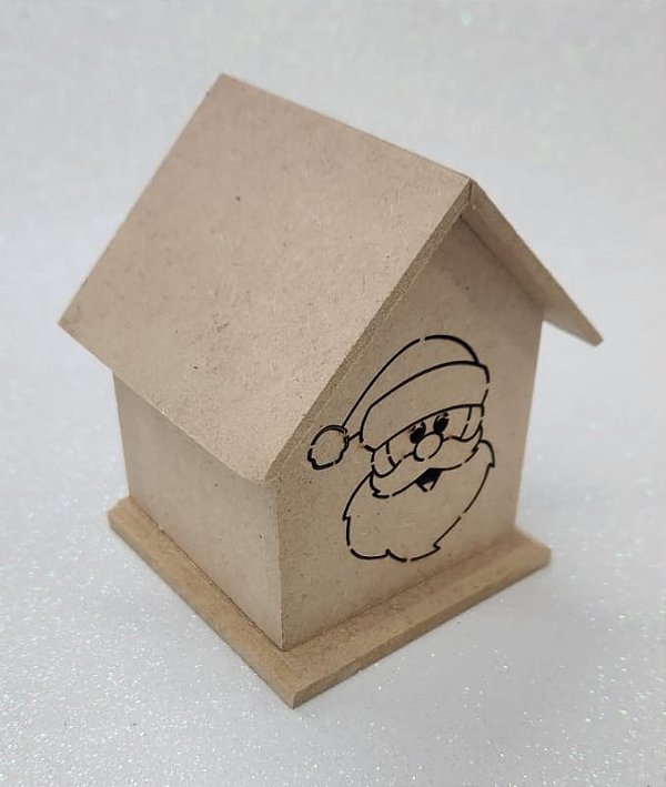 Casinha de MDF Natal Vazada